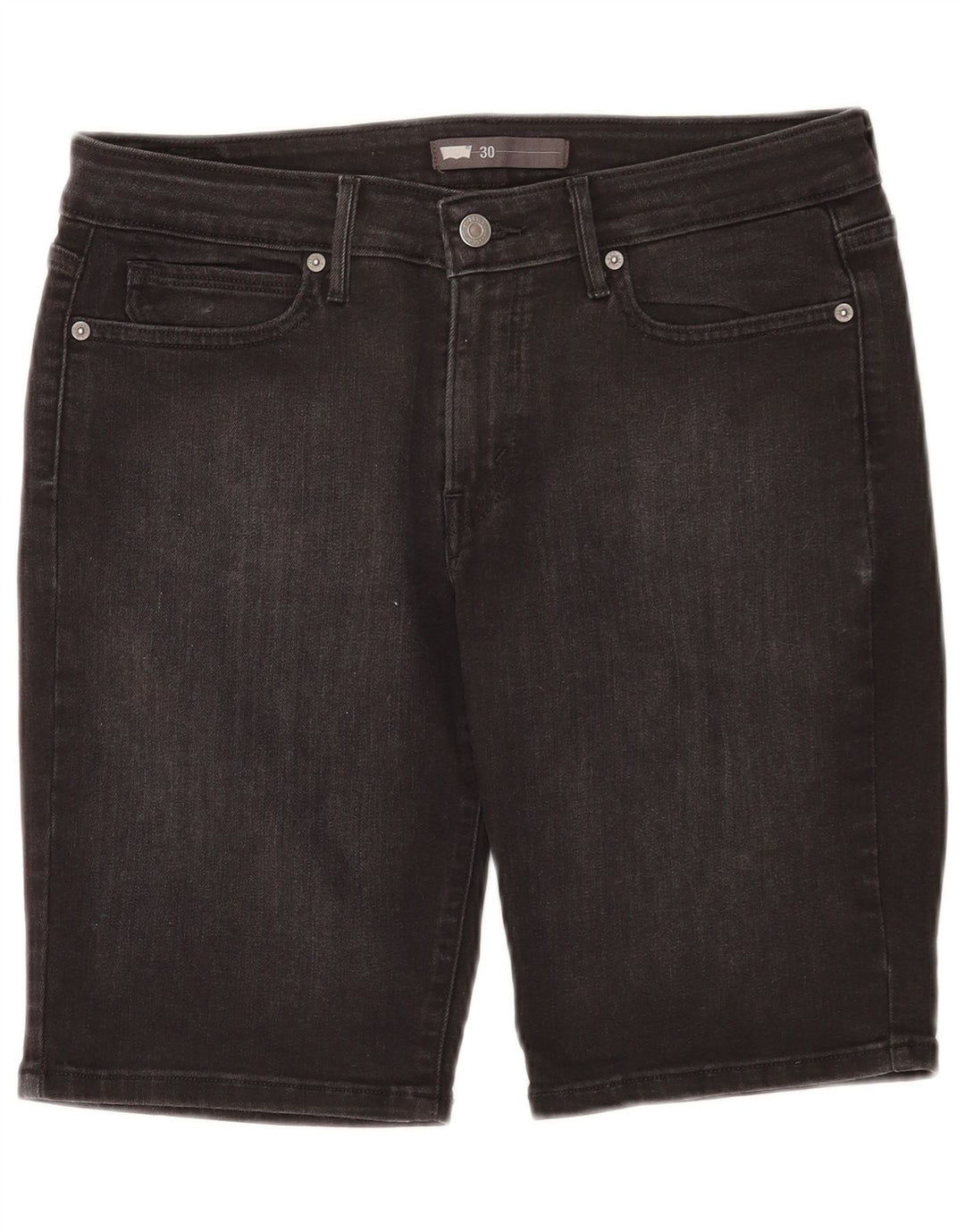 Мужские джинсовые шорты Levi's W30, средний черный, хлопок