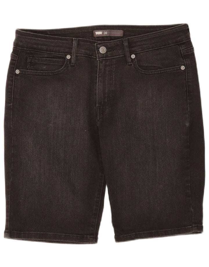 Мужские джинсовые шорты Levi's W30, средний черный, хлопок