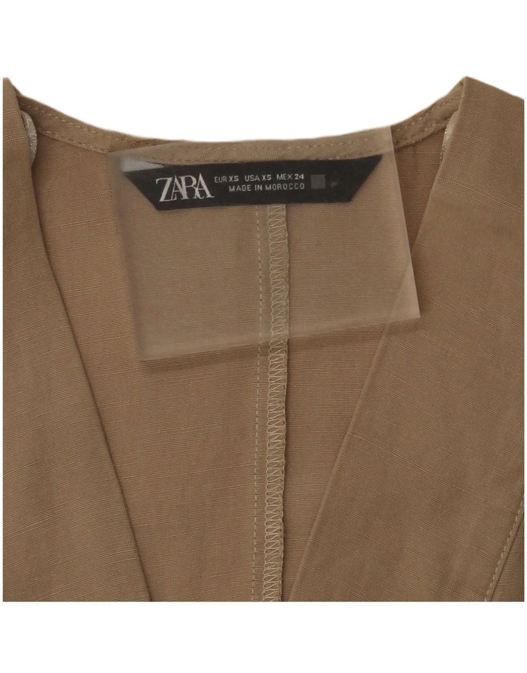 Женское платье свободного кроя Zara UK 6 XS, бежевое