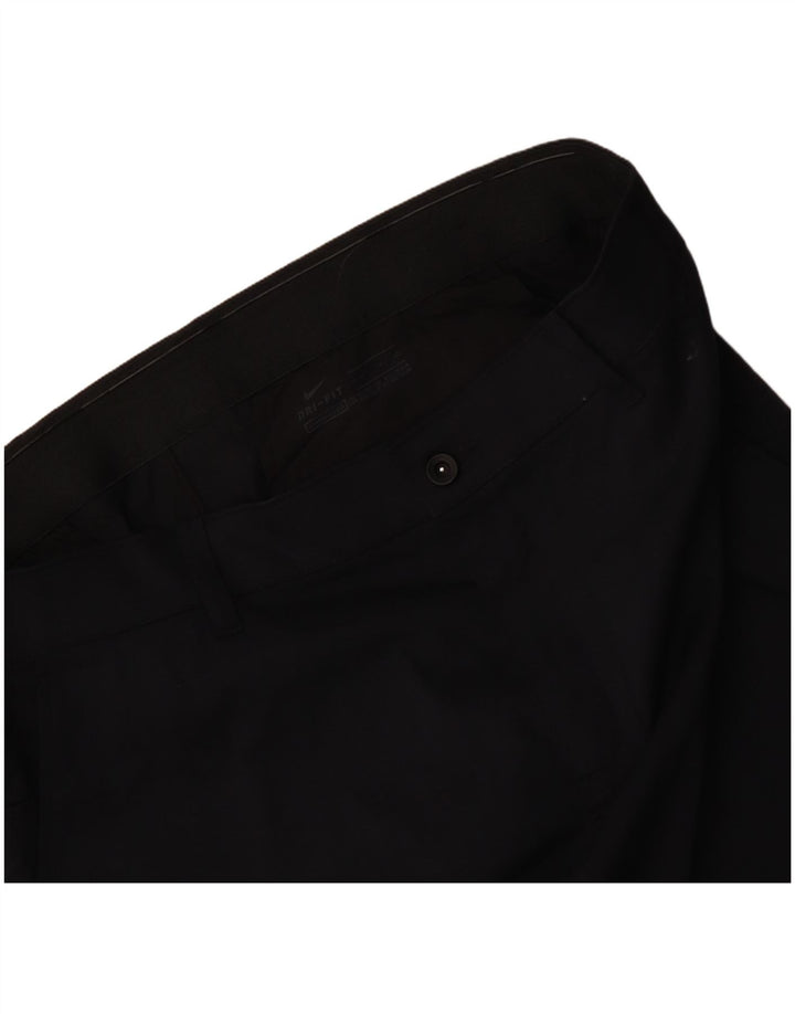 Мужские прямые брюки-чиносы NIKE Dri Fit стандартного кроя W38 L30 темно-синие