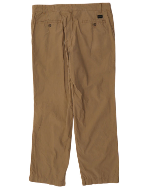 Мужские прямые брюки-чиносы Dockers W36 L32, хлопок цвета хаки