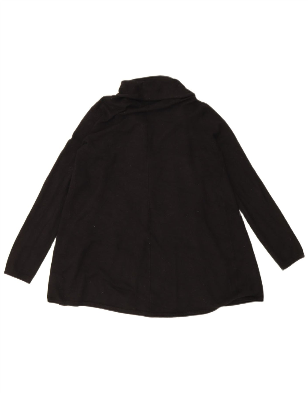 Женский свободный открытый кардиган Zara UK 14, средний черный