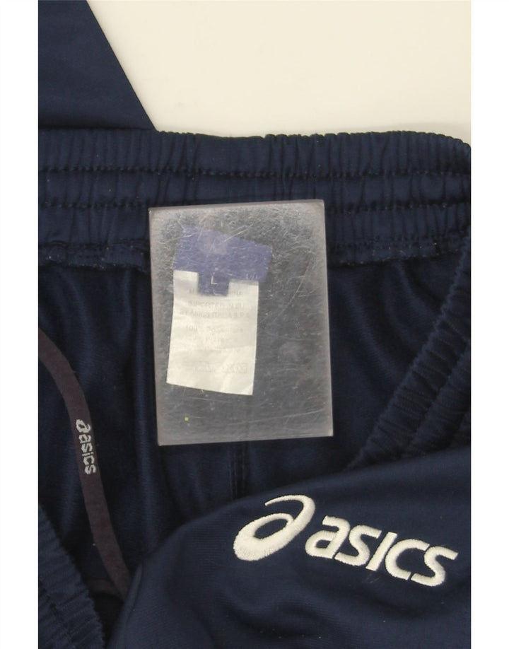 Женские спортивные брюки Asics UK 14, большие темно-синие, полиэстер