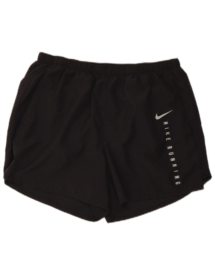 Мужские спортивные шорты NIKE Dri Fit с графическим рисунком XL, черный полиэстер