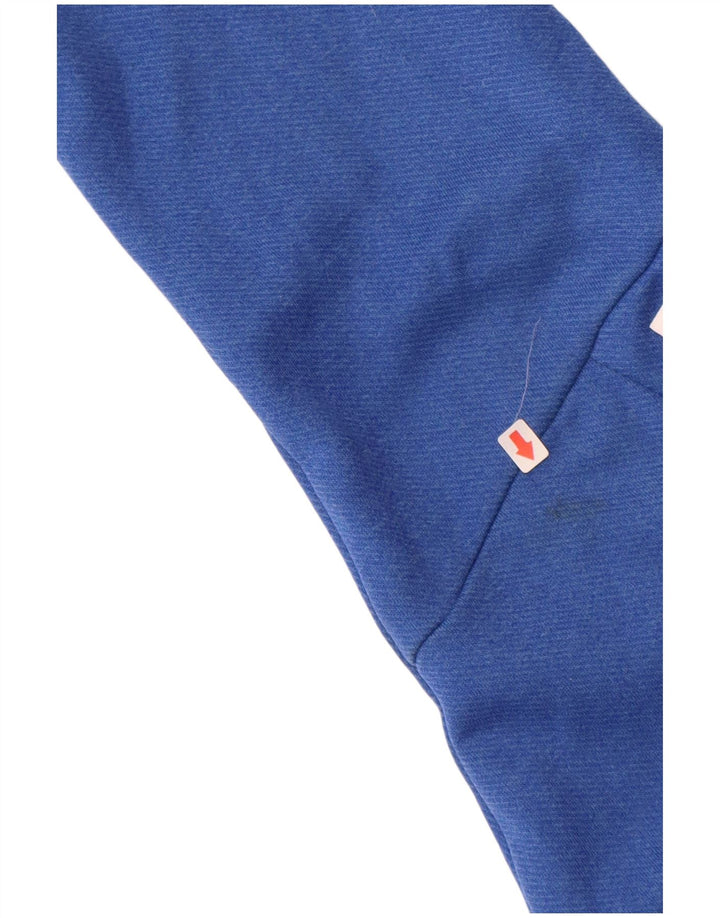 Мужской спортивный костюм ADIDAS Aeroready с воротником на молнии, средний синий