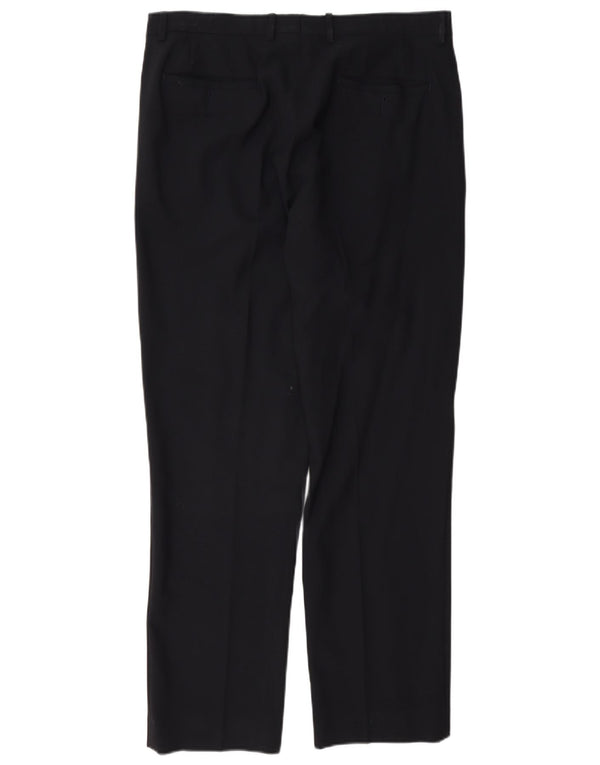 Мужские прямые брюки чинос Calvin Klein W32 L30 темно-синие, шерсть