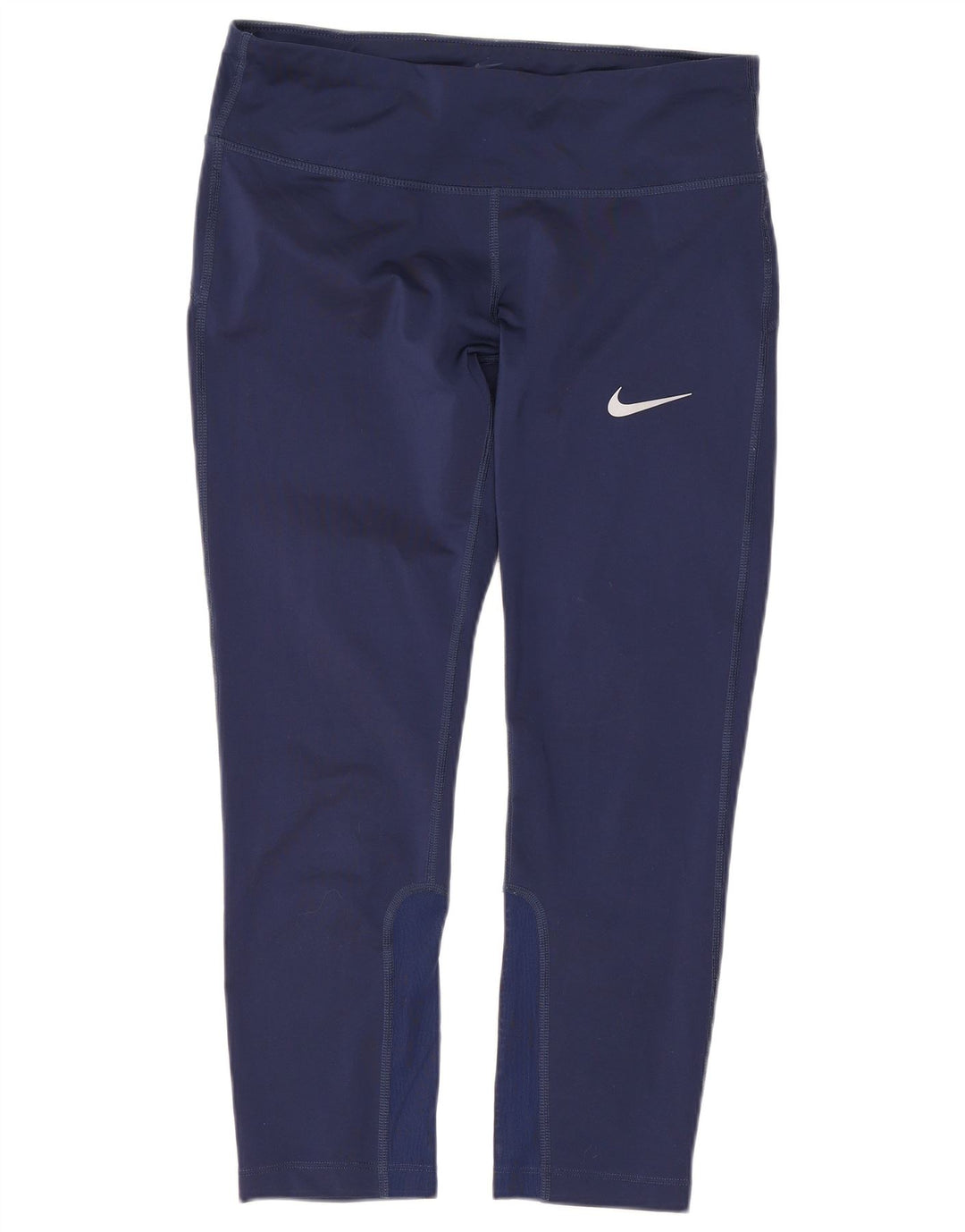 Женские леггинсы-капри Nike Dri Fit UK 10, маленькие, темно-синие