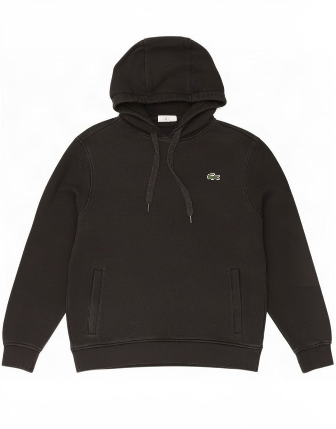 Мужской джемпер с капюшоном Lacoste, размер 4, средний, черный, хлопок