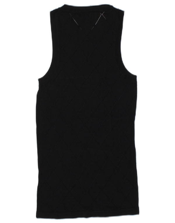 Женский жилет Zara UK 12, средний черный