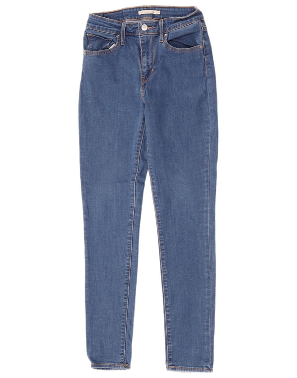 Женские джинсы скинни Levi's 721 с высокой посадкой W28 L29, синие, хлопковые, классические