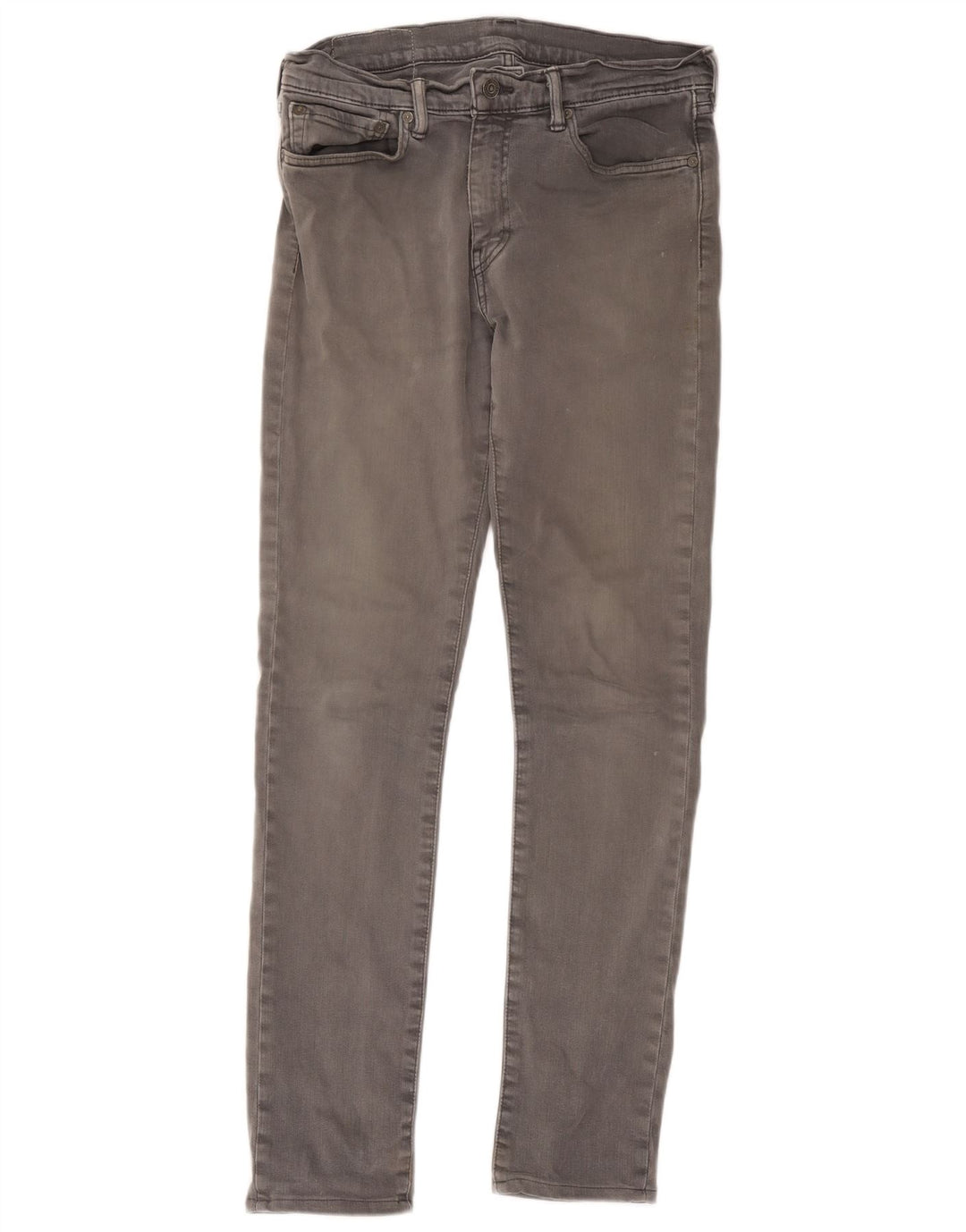 Мужские джинсы скинни Levi's W32 L34 Серые, хлопок