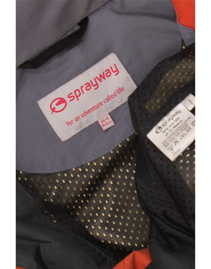 Женская дождевик с капюшоном Sprayway UK 12, средний оранжевый полиэстер