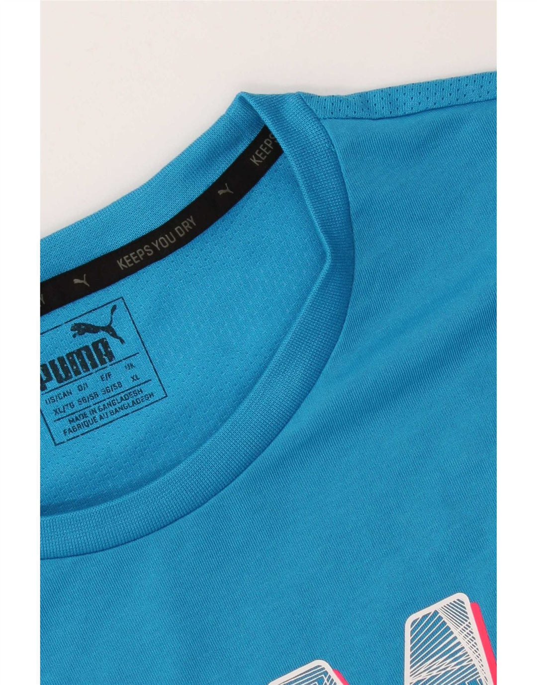 Мужская футболка с рисунком Puma Top XL синяя