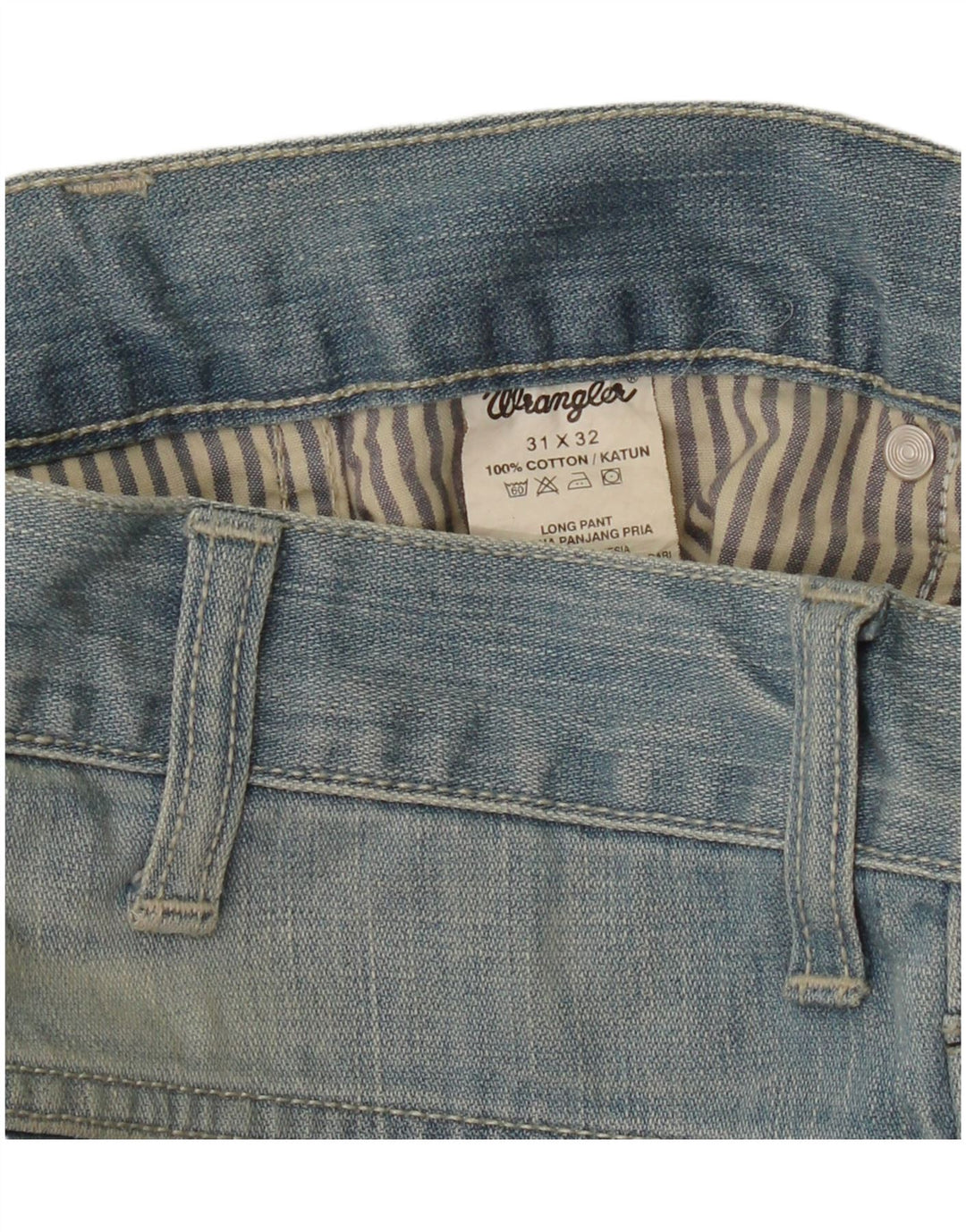Женские прямые джинсы Wrangler W31 L32 синие, хлопок