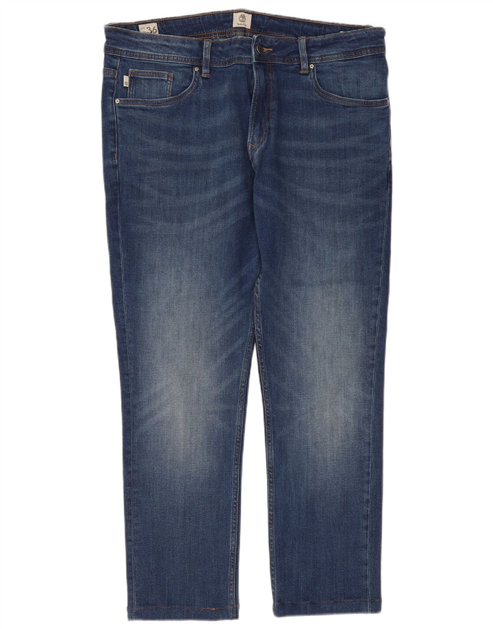 Женские прямые джинсы Timberland W36 L29, синие, хлопок