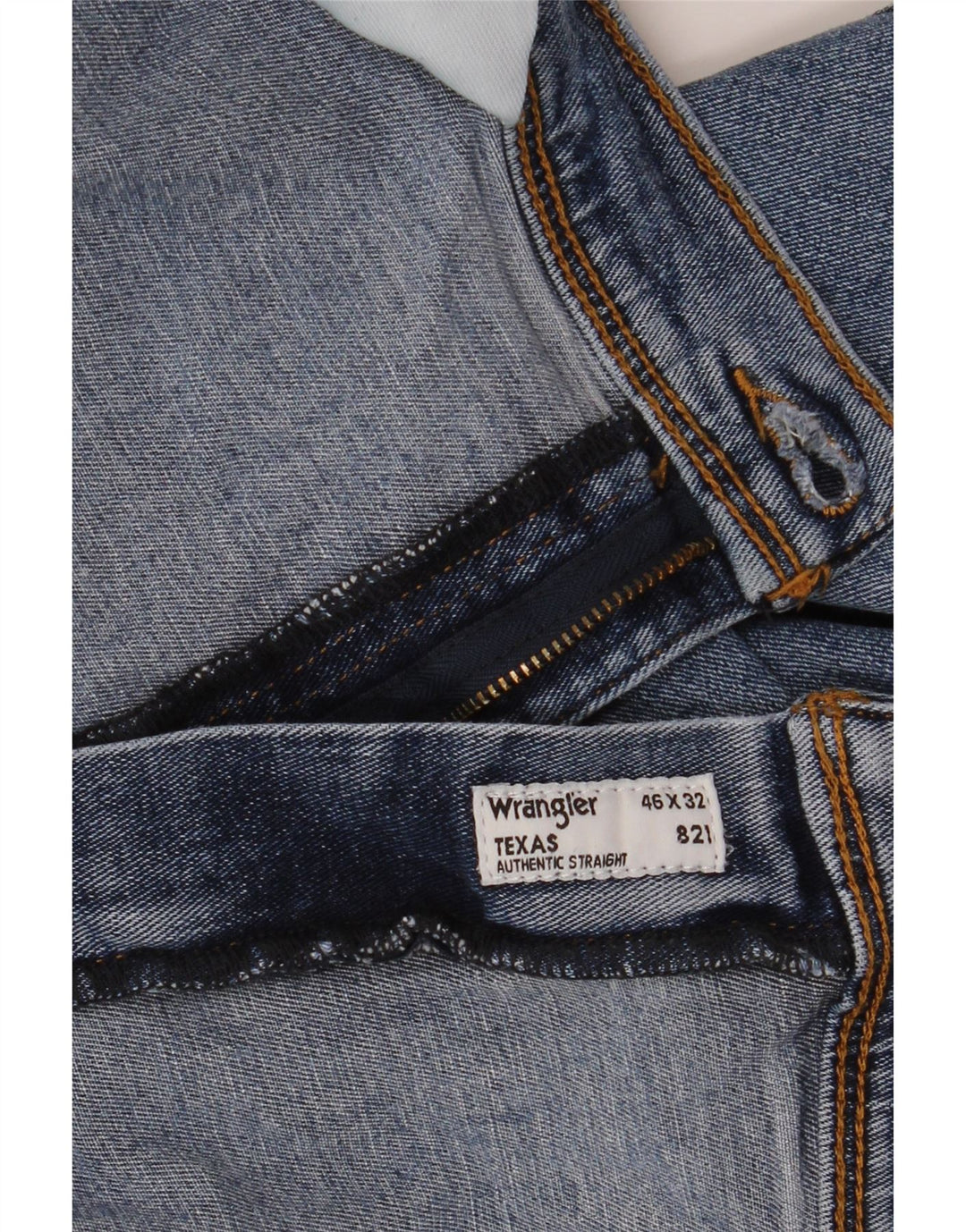 Мужские прямые джинсы WRANGLER Texas W46 L32 синие