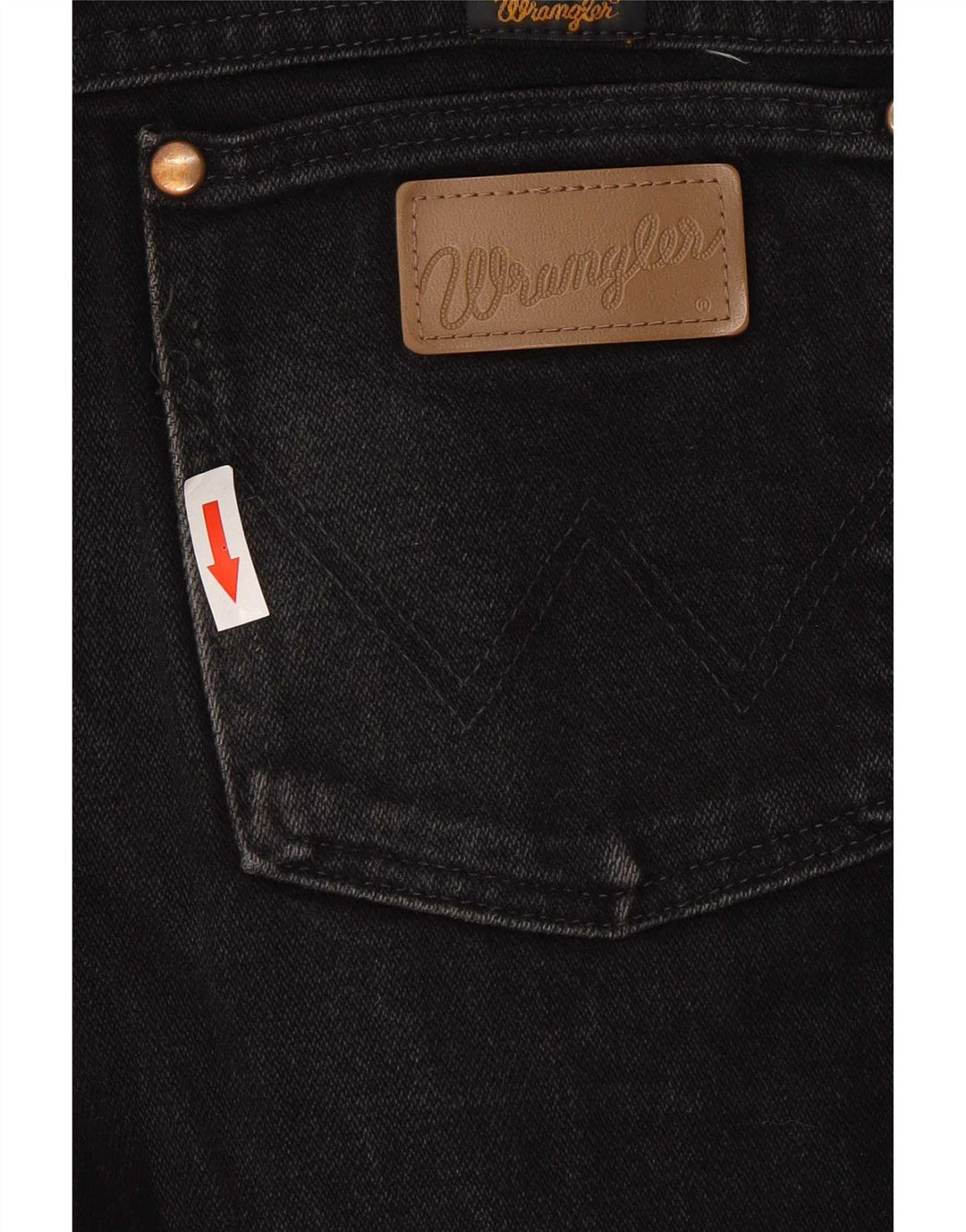 Мужские прямые джинсы Wrangler W29 L30, черный хлопок