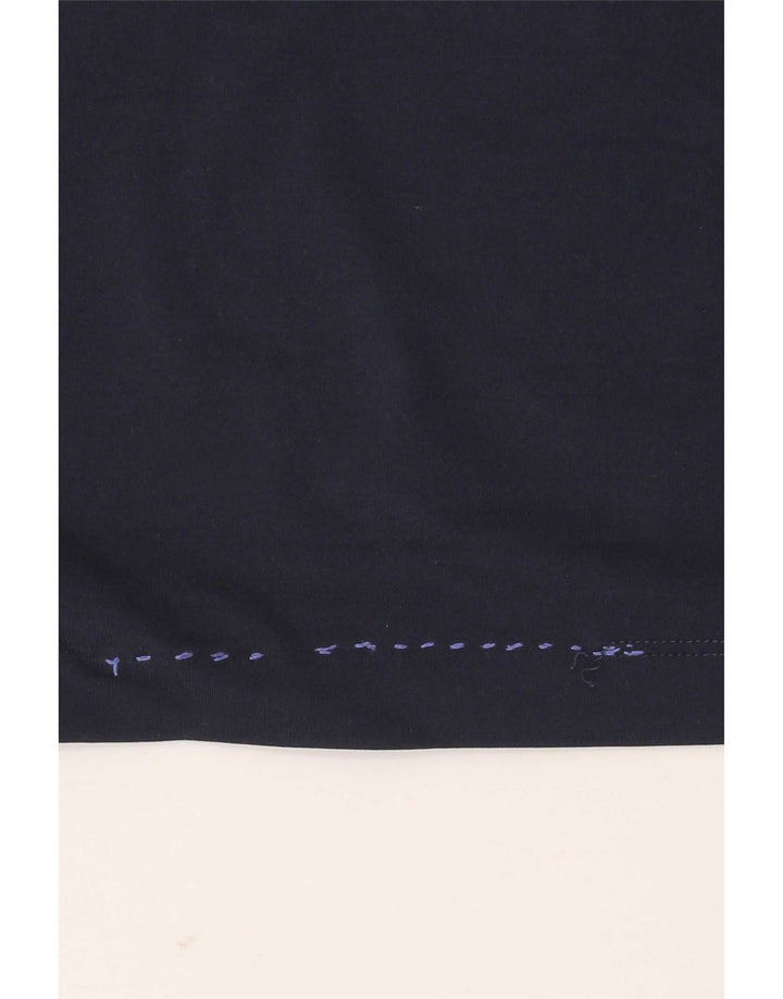 Мужской топ Nike Dri Fit с длинным рукавом UK 42/44, большой темно-синий, полиэстер