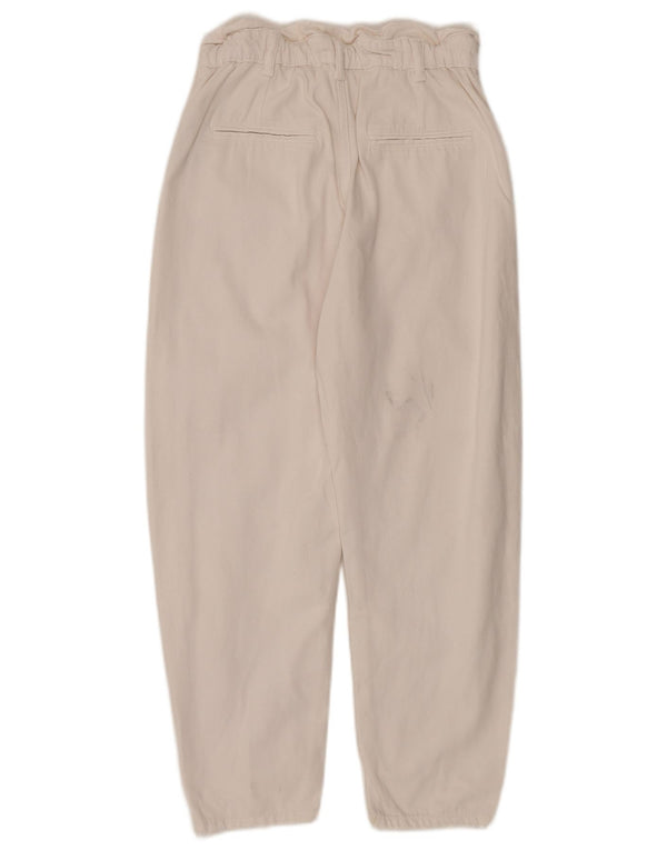 Женские зауженные джинсы ZARA EU 36 XS W26 L24, белый хлопок