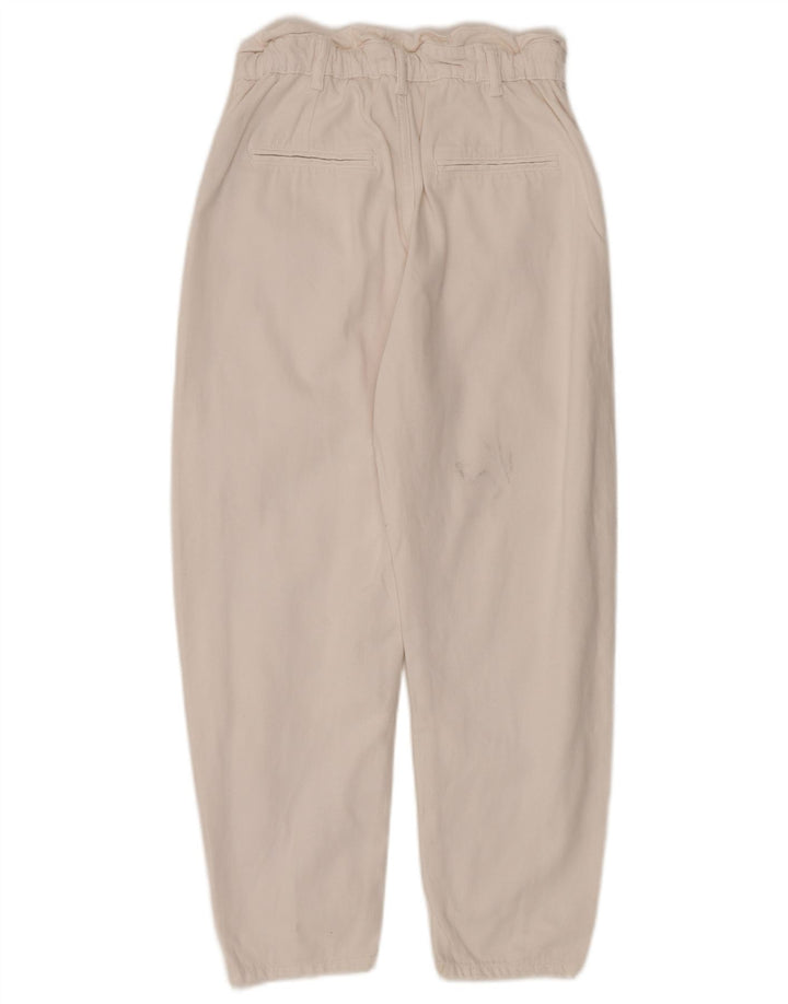 Женские зауженные джинсы ZARA EU 36 XS W26 L24, белый хлопок