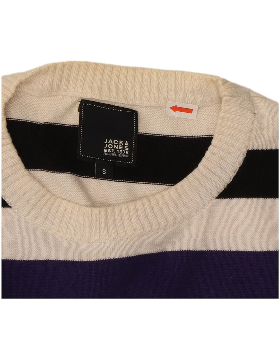 Мужской джемпер с круглым вырезом Jack & Jones, маленький разноцветный полосатый