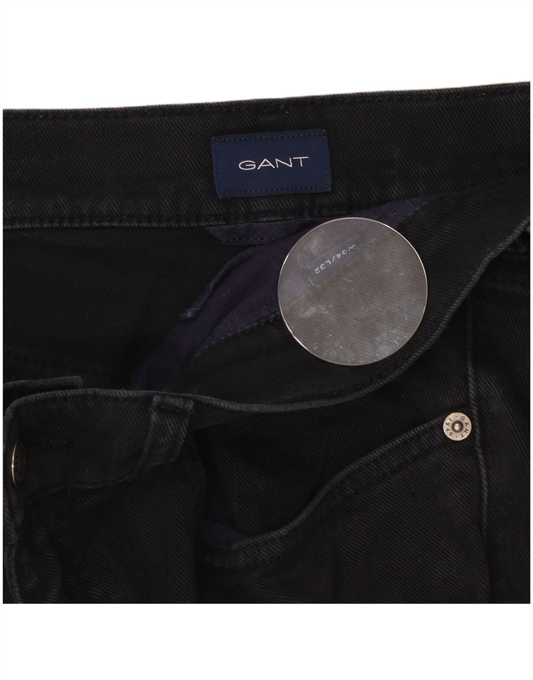 Мужские прямые джинсы Gant W34 L32 черные