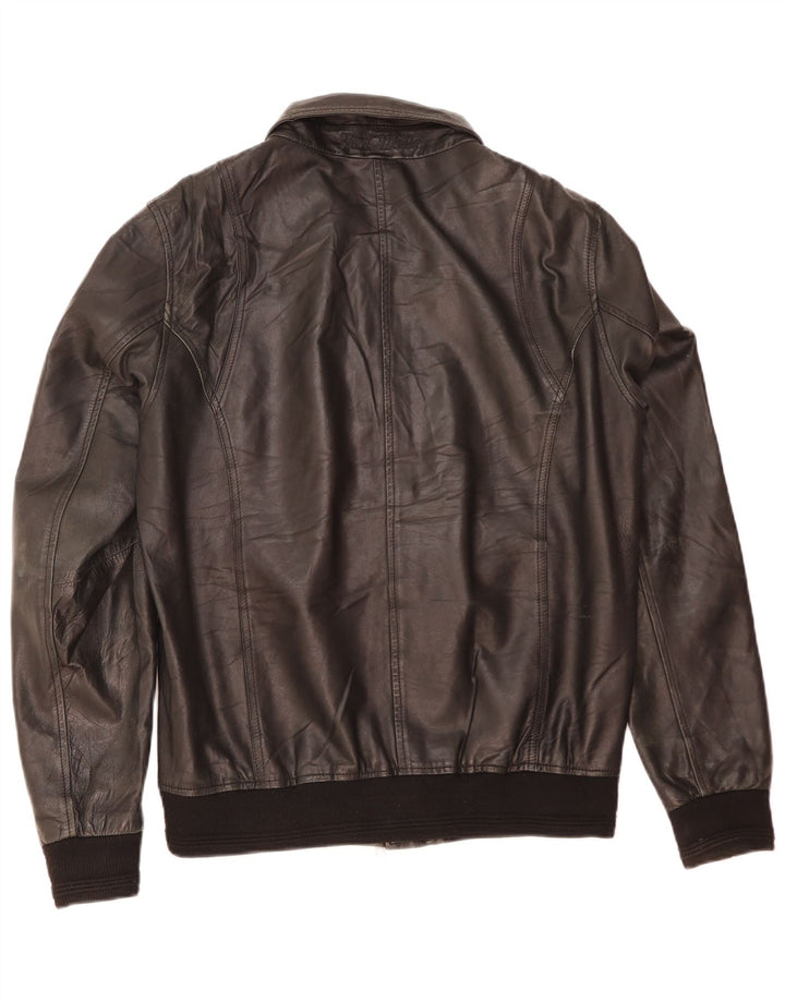 Женская кожаная куртка Fred Mello UK 20 2XL черная кожа