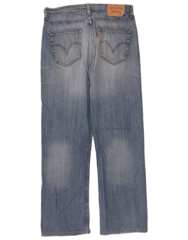 Мужские прямые джинсы Levi's 752 W32 L30 синие, хлопок