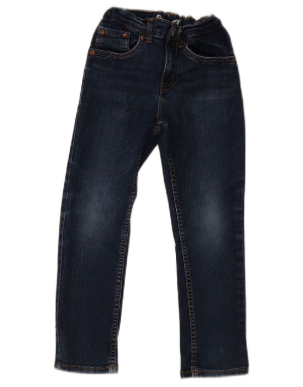 Узкие зауженные джинсы Levi's Girls 512 для 5–6 лет W22 L19, темно-синий, хлопок