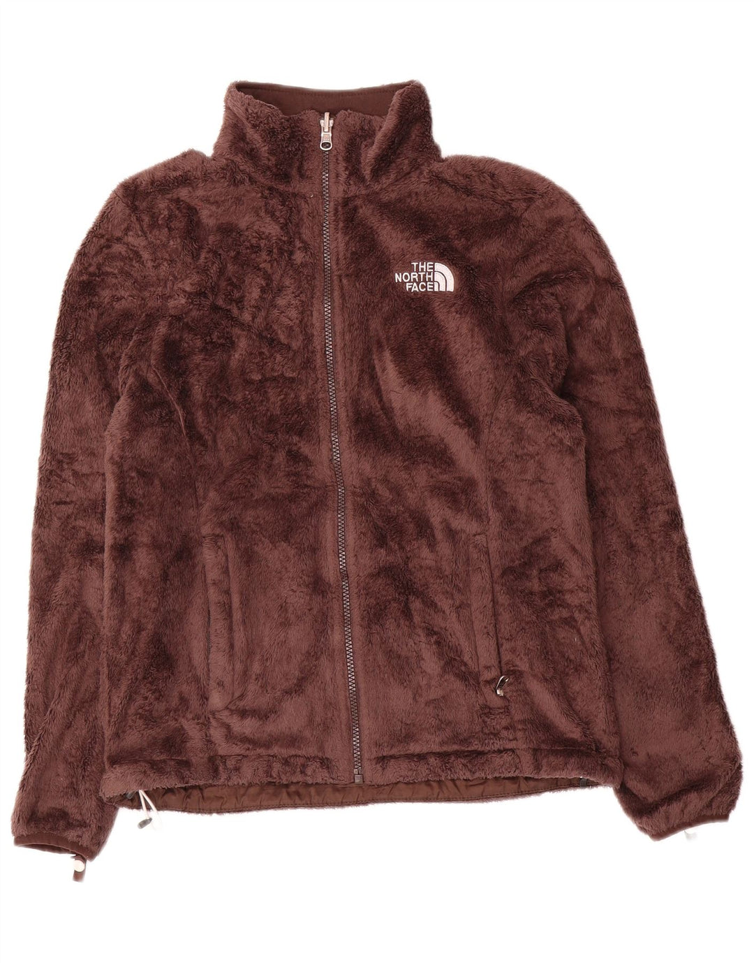 Женская флисовая куртка The North Face UK 10, маленький размер, коричневый полиэстер