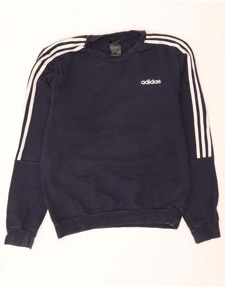 Мужской свитер Adidas, маленький темно-синий, хлопок