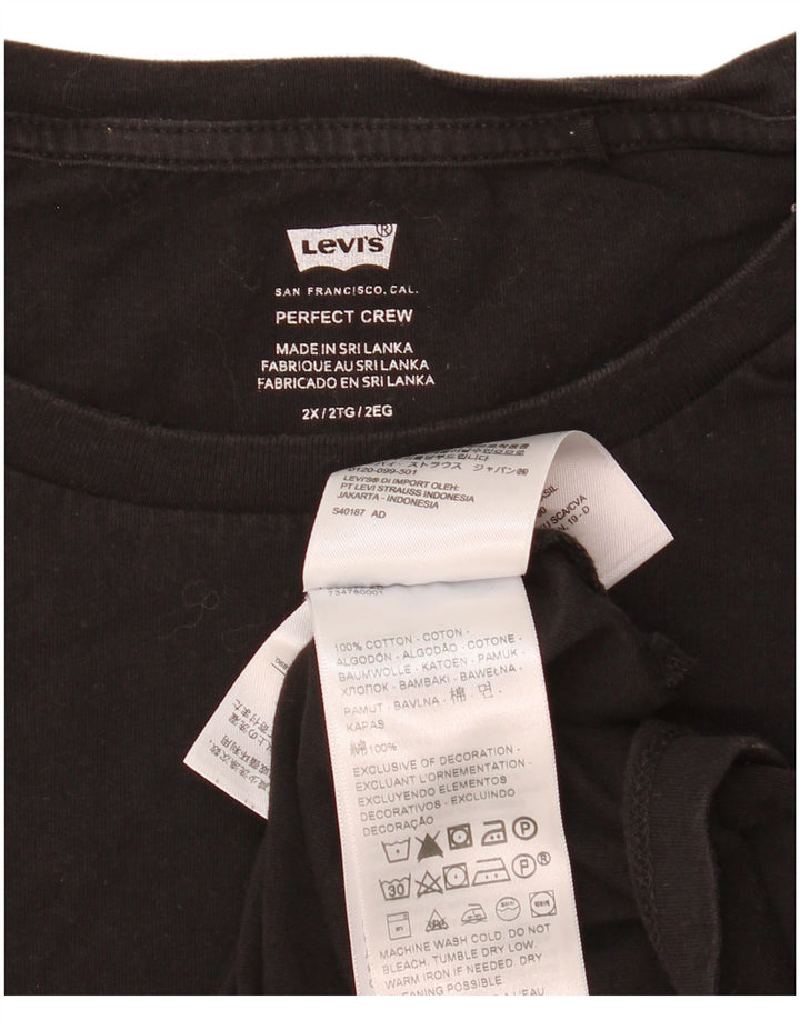 Мужская футболка Levi's Top 2XL, черный хлопок