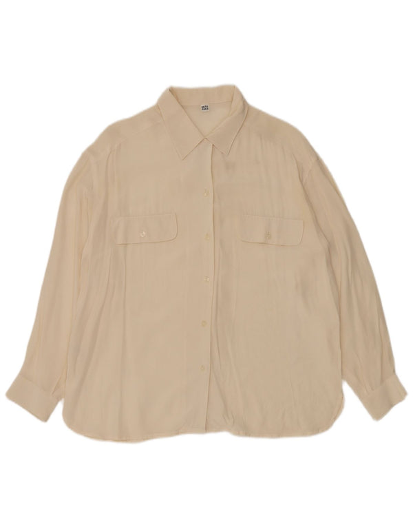 Рубашка женская VINTAGE UK 12 Medium Off White