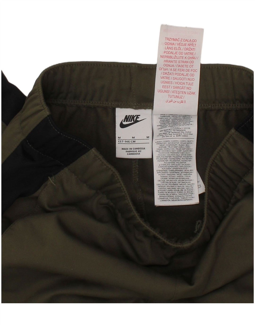 Спортивный костюм NIKE Climacool для девочек, брюки для бега, 10–11 лет, средний хаки