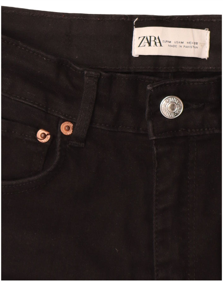 Женские джинсы скинни Zara Medium W28 L28, черные