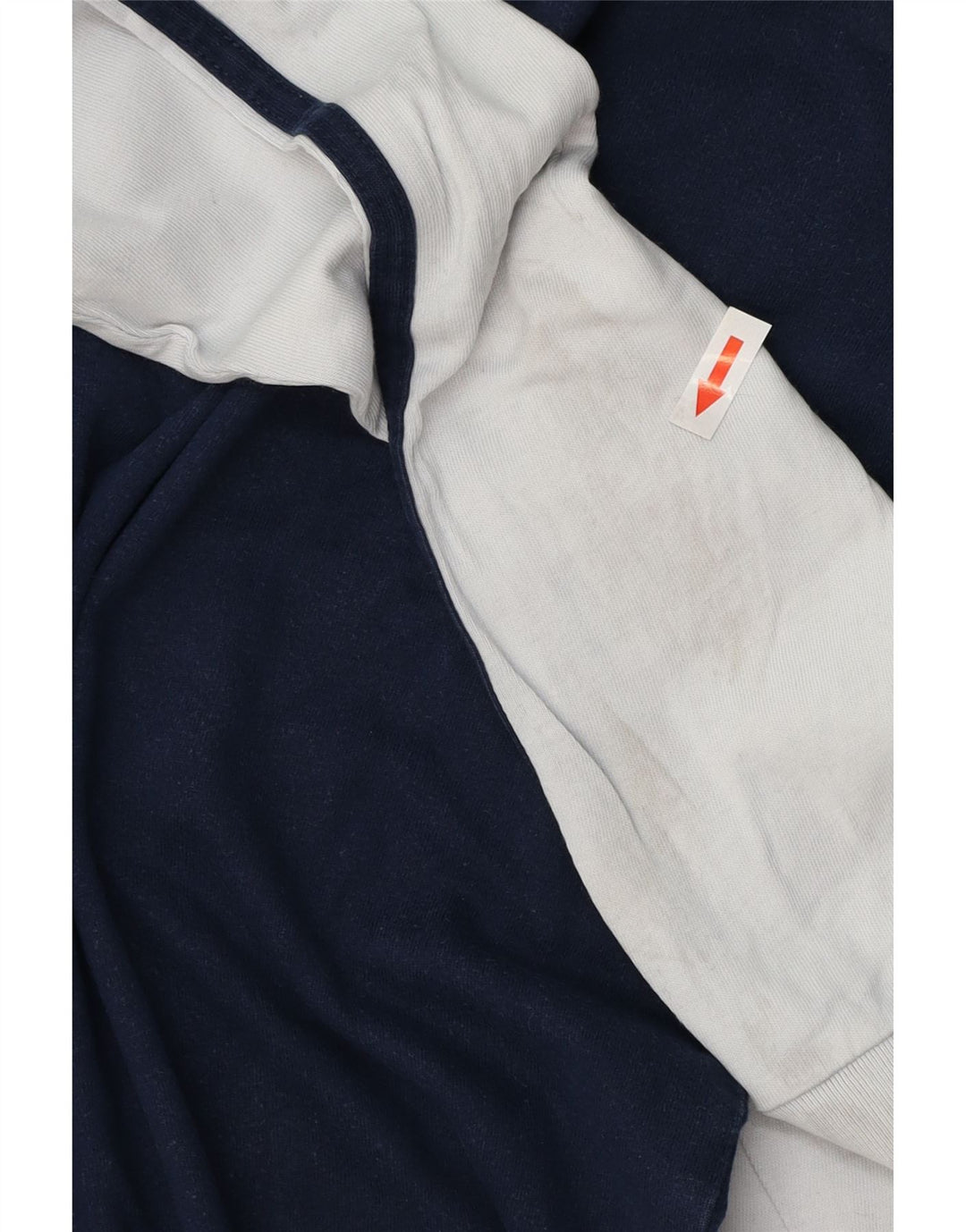 Мужской топ ADIDAS с длинным рукавом и рисунком, большой размер, темно-синий, хлопок с цветными блоками