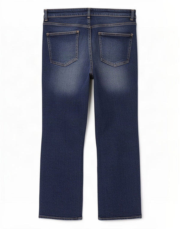 Женские прямые джинсы Zara EU 46 2XL W36 L26 синие