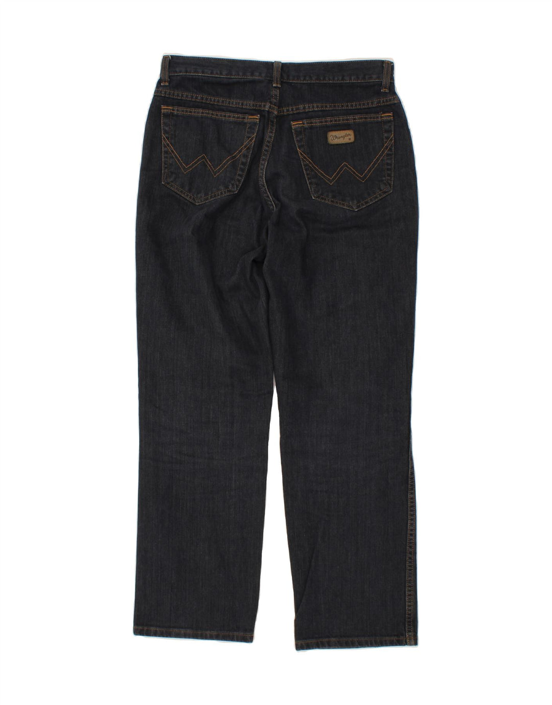 Мужские прямые джинсы WRANGLER W32 L30 темно-синие, хлопок