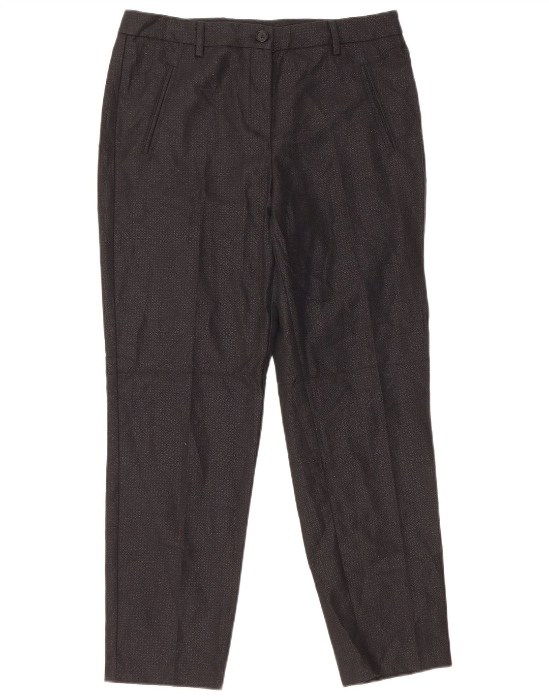 Брюки-чиносы женские Benetton UK 12 Medium W32 L27, черные, полиэстер