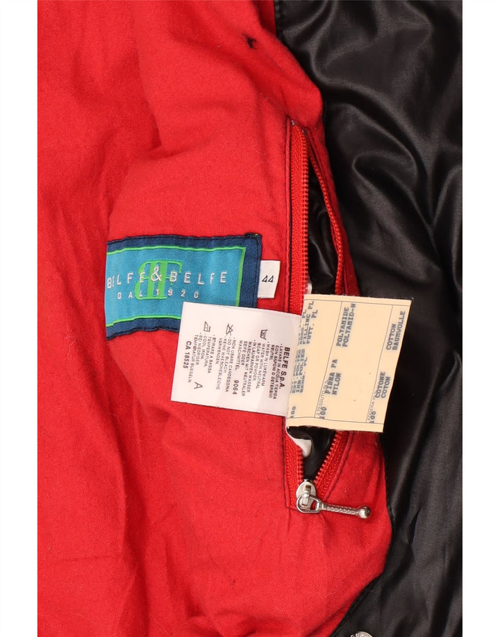 Belfe & Belfe Женская стеганая куртка оверсайз с капюшоном IT 44 Средний Черный