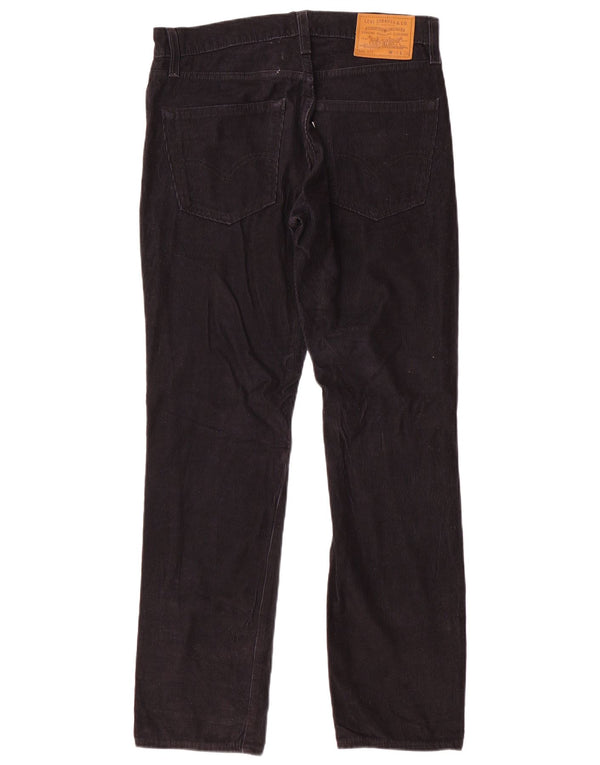 Мужские вельветовые брюки Levi's 511 W30 L30, черные, хлопковые