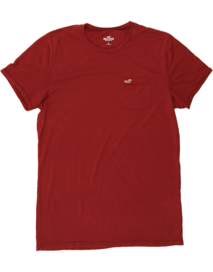 HOLLISTER Mens T-Shirt Top Medium Red Cotton Vintage Hollister and Second-Hand Hollister from Messina Hembry 