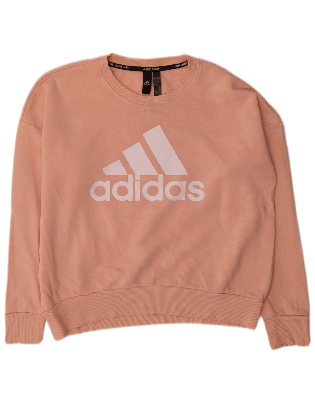 Женский джемпер в стиле оверсайз Adidas UK 12/14, средний розовый