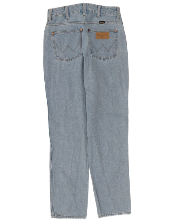 Wrangler Womens Mom High Waist Tapered Jeans W27 L26 Blue Cotton