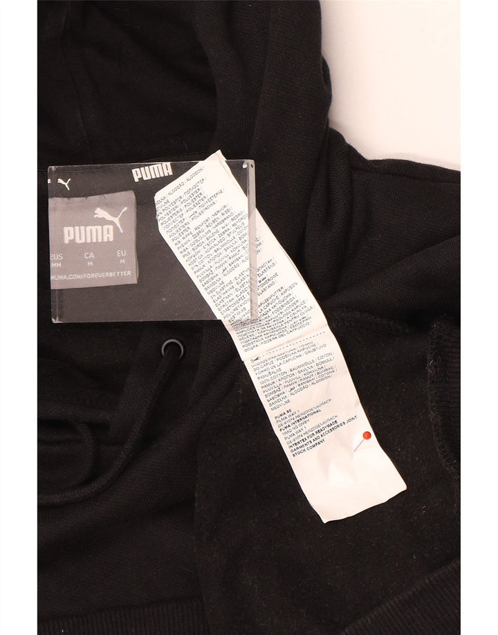 Мужской джемпер с капюшоном Puma, средний черный, хлопок