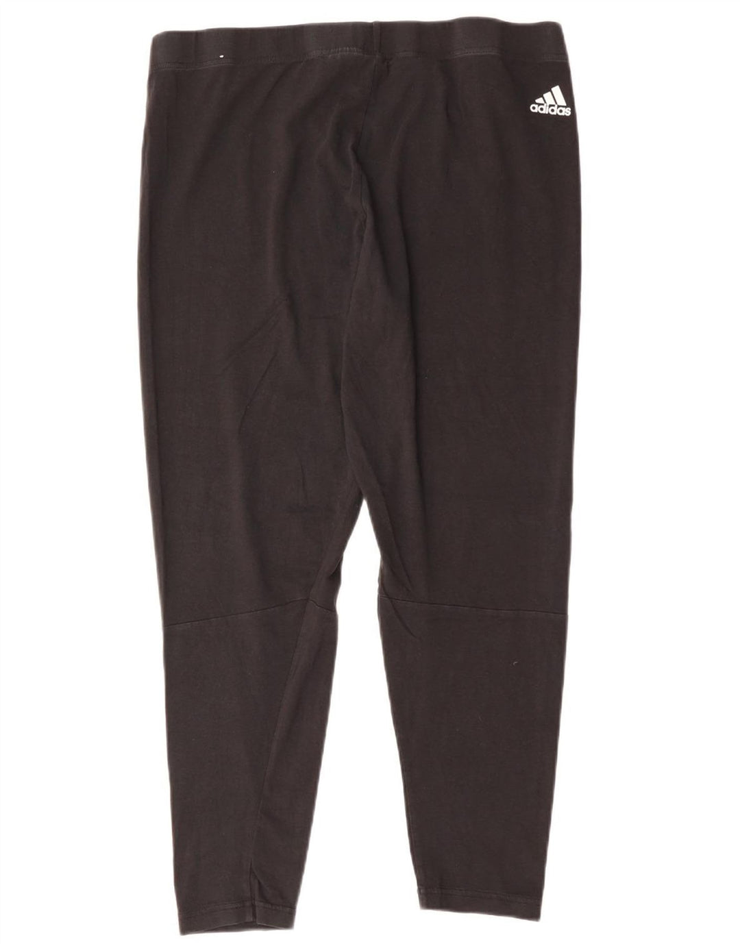 Женские леггинсы с рисунком ADIDAS UK 24/26 2XL, черные, хлопок