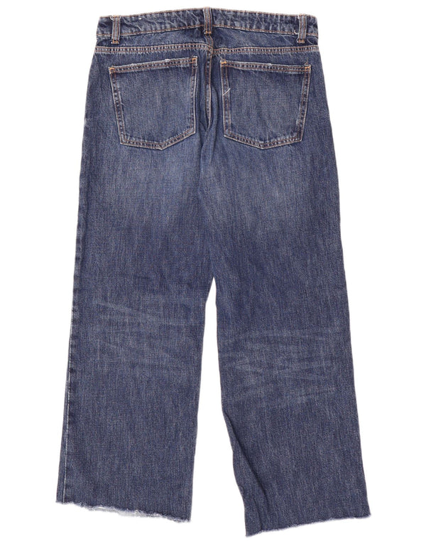 Женские широкие джинсы Zara EU 40 Medium W30 L29, синий хлопок