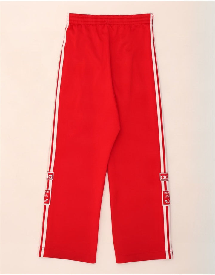 Adidas Мужские спортивные брюки с графическим рисунком, средний красный полиэстер