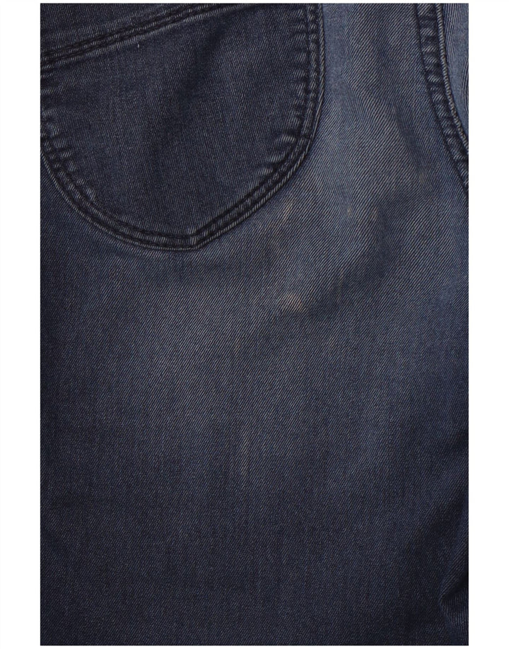 Женские джинсы скинни Benetton W29 L30 синие, хлопок