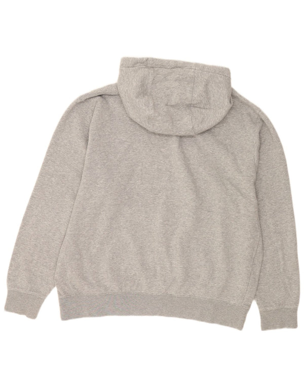 Мужской джемпер с капюшоном с рисунком Nike XL, серый хлопок с крапинками
